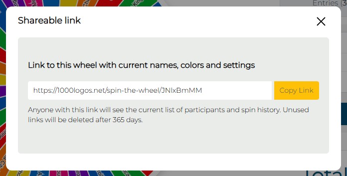 Wheel of Color - How to Share the Wheel of Color results