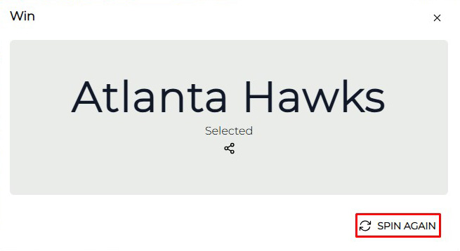 NBA Teams - How to Use the NBA Teams Wheel